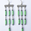 Classic long layered statement earrings - Image 2