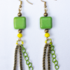 Authentic semiprecious fringe earrings - Image 2